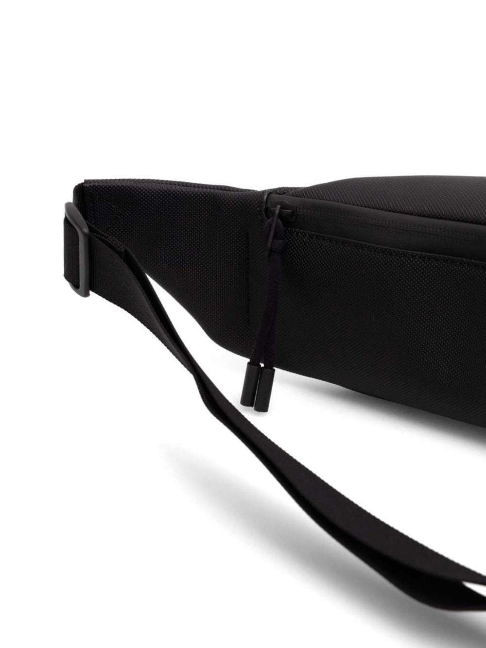 Shop Lacoste Logo-appliquéd Belt Bag In Black