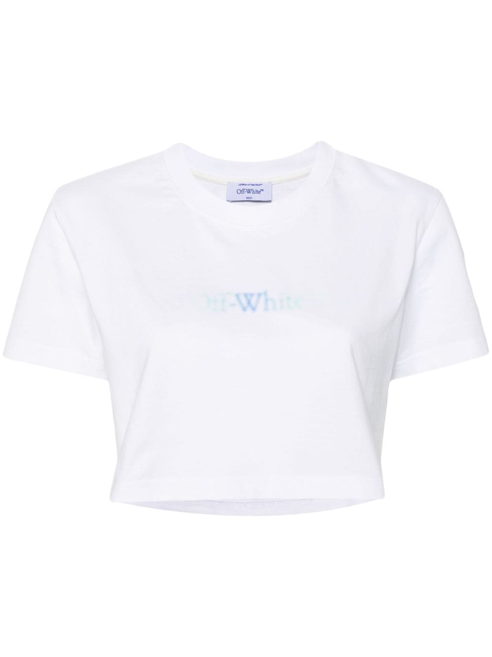 Off-White T-shirt met pijlprint Wit