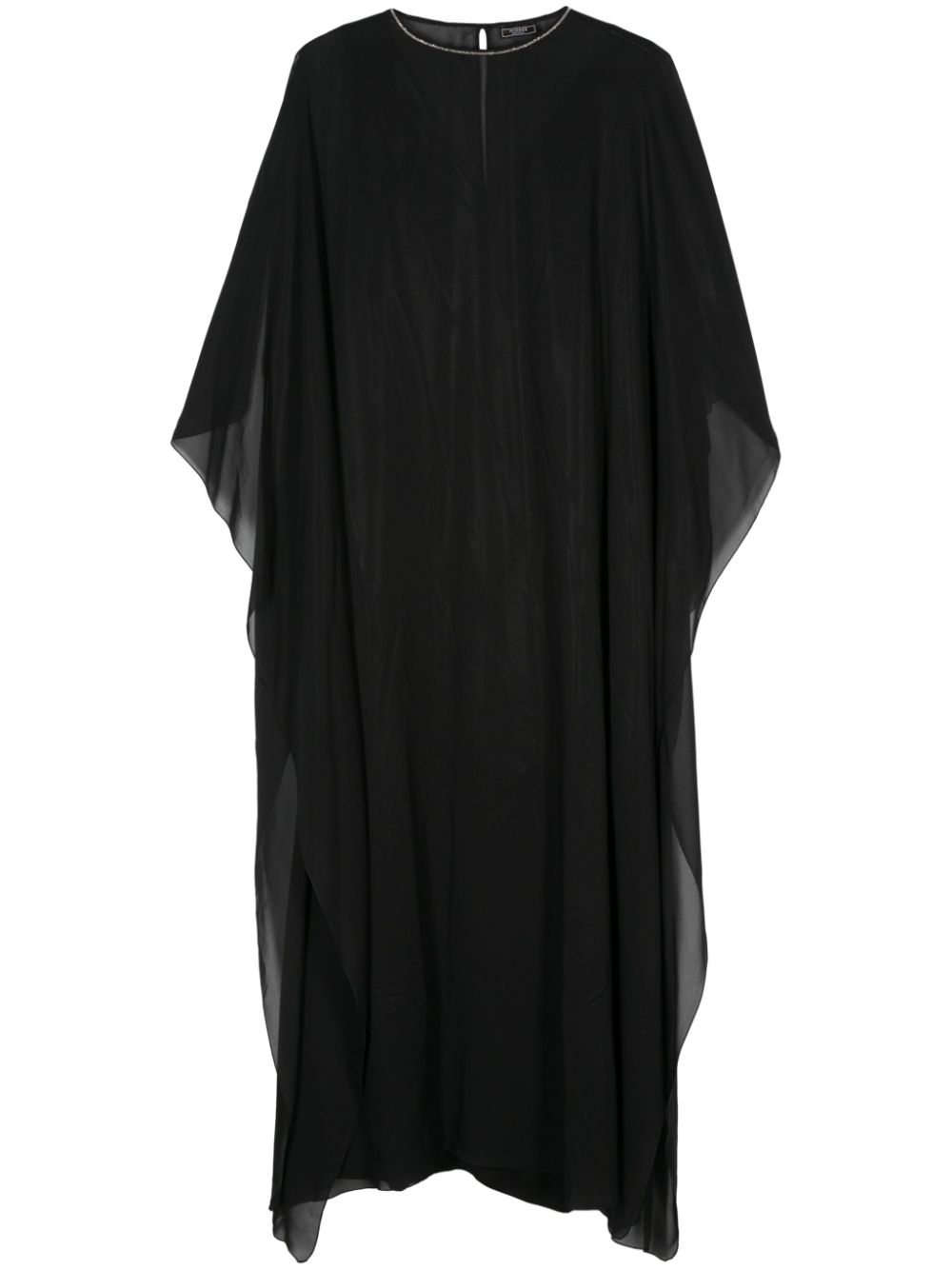 Peserico Maxi-jurk met ketting Zwart
