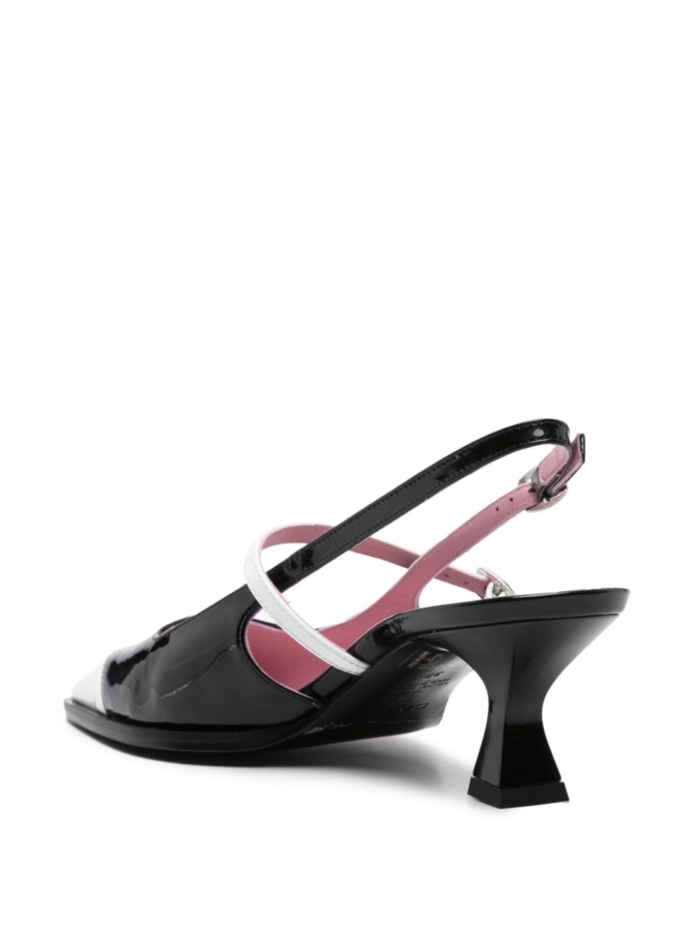 Shop Carel Paris Cecile 50mm Slingback Pumps In Black