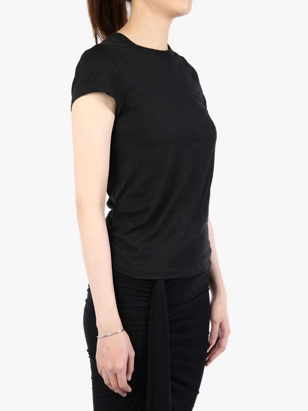 Rick Owens Level T-shirt Zwart