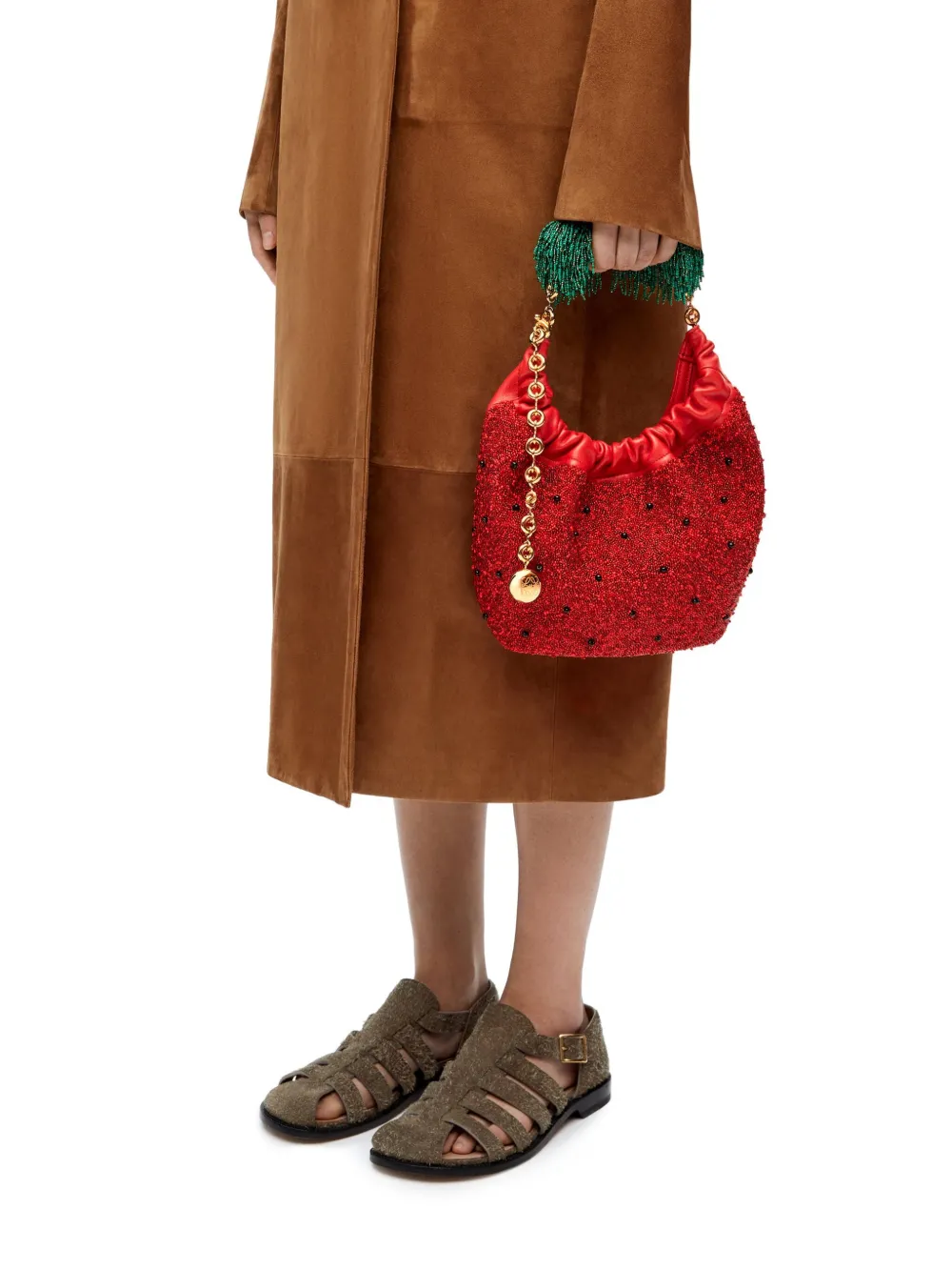 LOEWE Mini Squeeze bag in beaded leather | Image 2