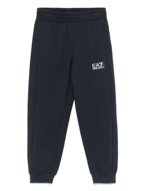 Emporio Armani Kids logo-tape tracksuit bottoms