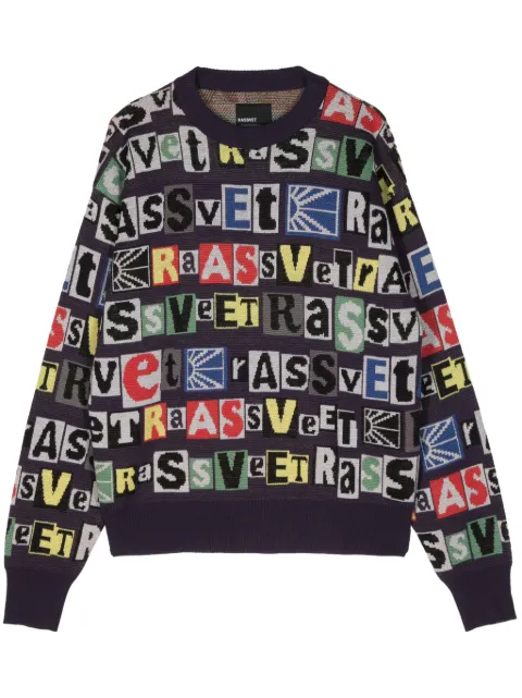  RASSVET Typo crew-neck jumper