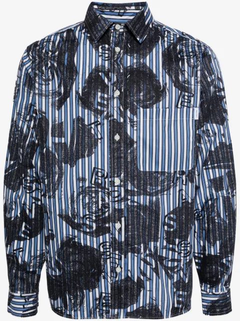 RASSVET Roses All Over cotton shirt