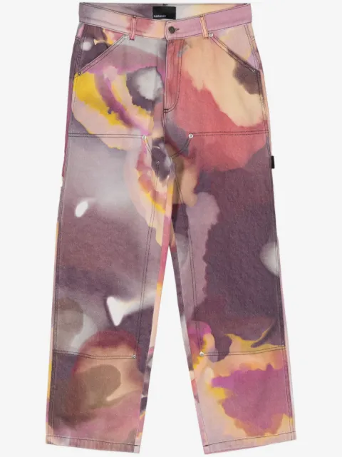  RASSVET Butterfly straight-leg jeans
