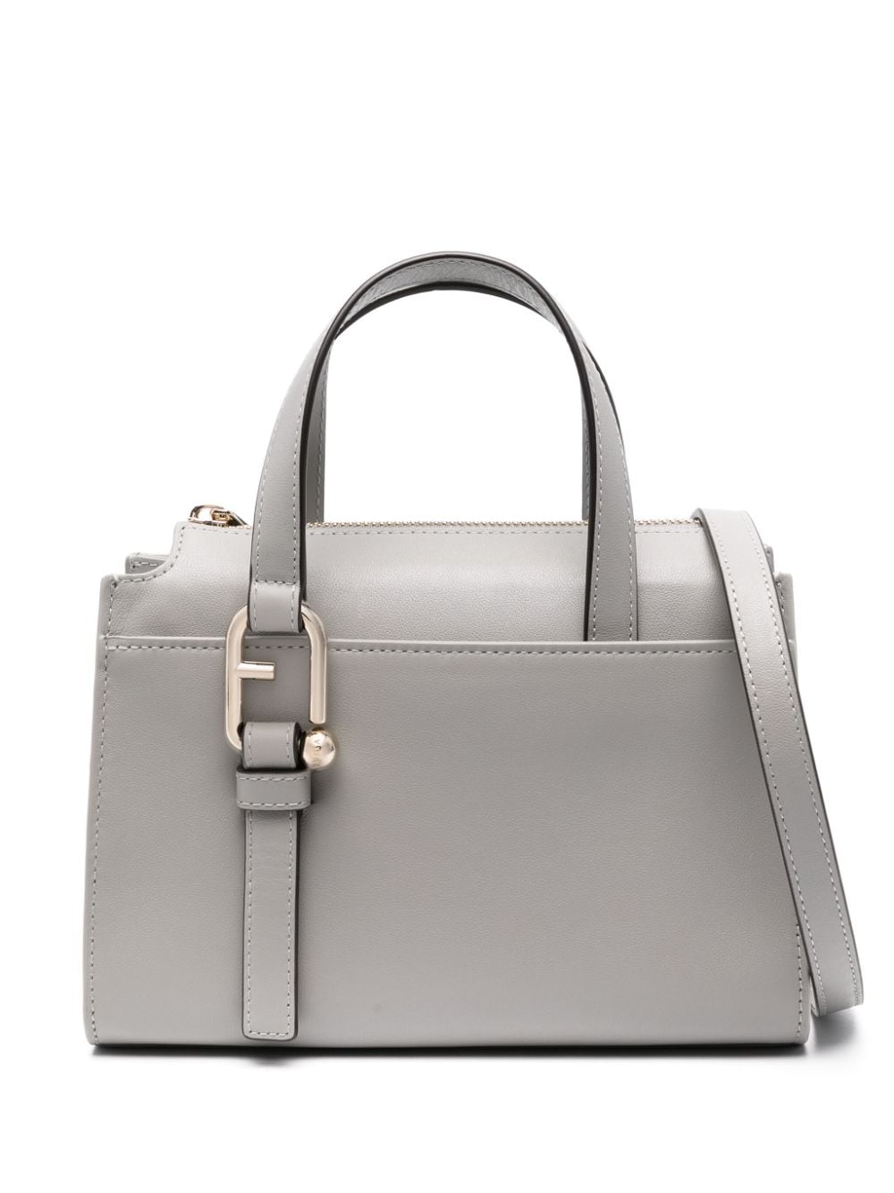 Furla Nuvola Tote Bag In Gray