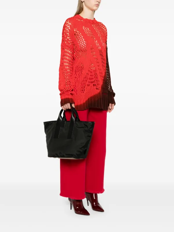 Furla Piuma L Tote Bag | Black | FARFETCH TH