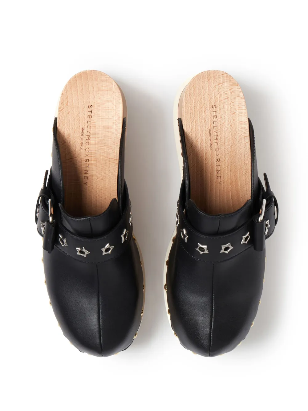 Stella McCartney Elyse 100mm stud-embellished sandals Black