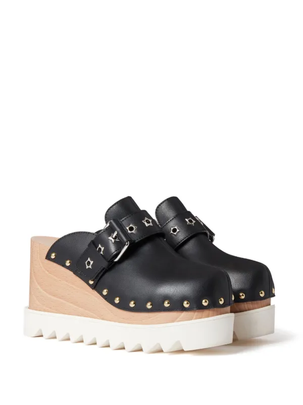 Stella McCartney エリス 100mm スタッズ サンダル | ブラック