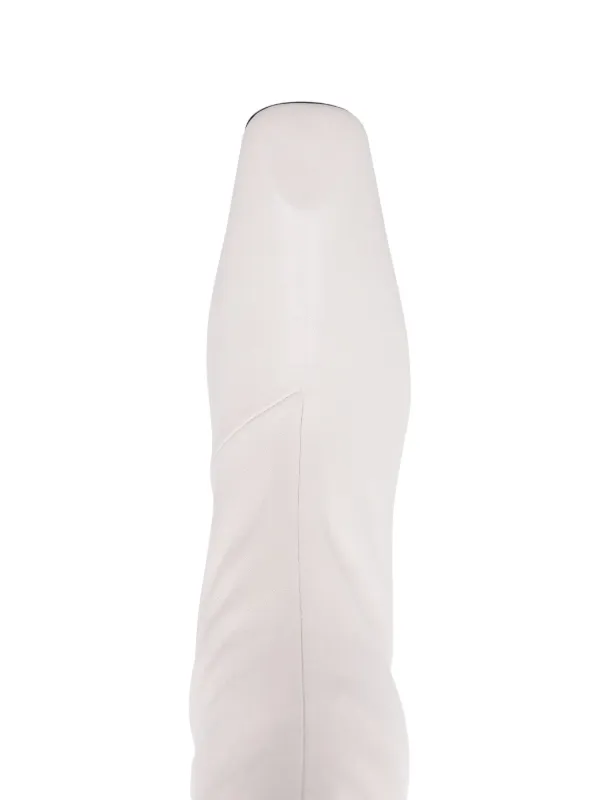 JIL SANDER◇サイドジップブーツ/36/WHT/レザー// ショートブーツ