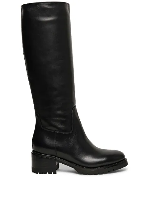 Santoni bottes en cuir