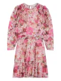 Ted Baker floral-print mini dress - Pink