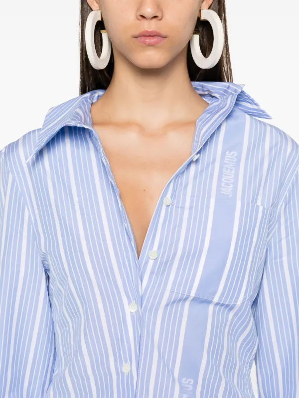 Tシャツ・カットソー JACQUEMUS Woman T-Shirt Blue TSW00216AJ00045 3GI JACQUEMUS: T-shirt woman - Blue | Jacquemus t-shirt
