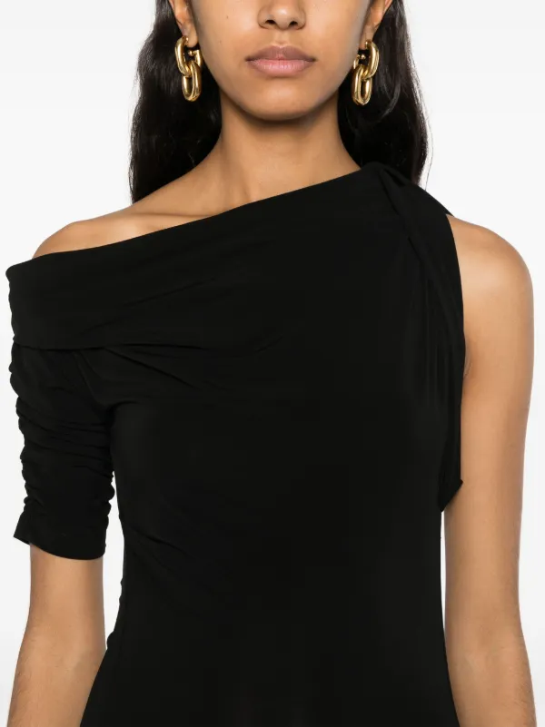 ワンピース JACQUEMUS 'La Mini Robe Drapeado' dress Jacquemus La Mini Robe Drapeado Dress | Black | FARFETCH