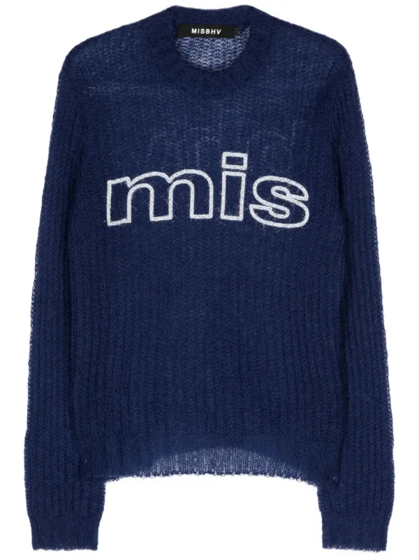 MISBHV オープンニット セーター | ブルー | FARFETCH JP 