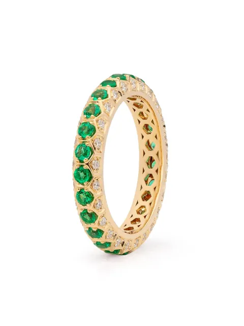 LILY GABRIELLA bague Hex Eternity en or 18ct 