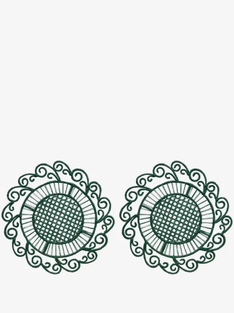 Themis Z set de dos manteles individuales Peacock