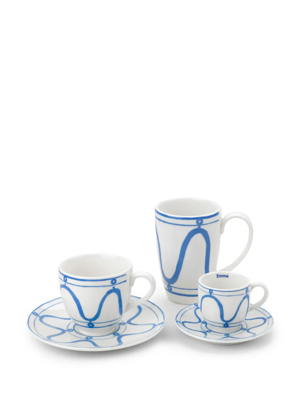 Themis Z Serenity Tea Cup And Saucer Set In White