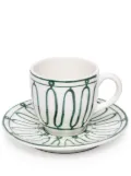 Themis Z Kyma tea cup and saucer set - White