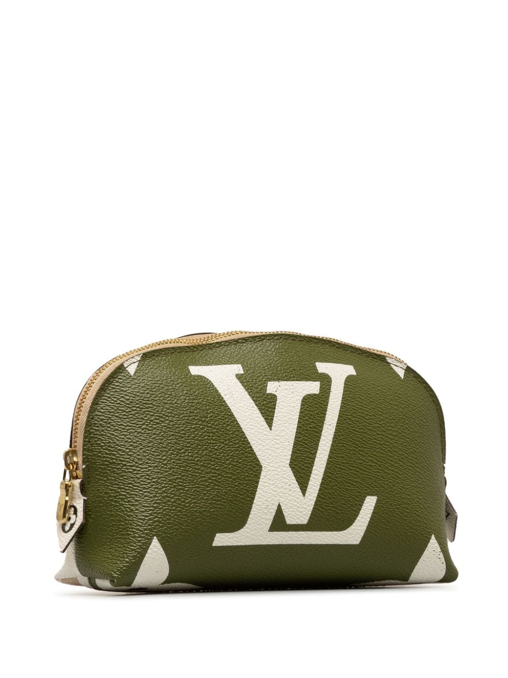 Pre-owned Louis Vuitton 2019 Monogram Giant Cosmetic Pouch In Green