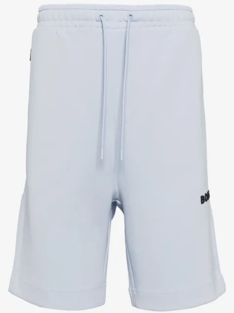 BOSS logo-embroidered drawstring shorts
