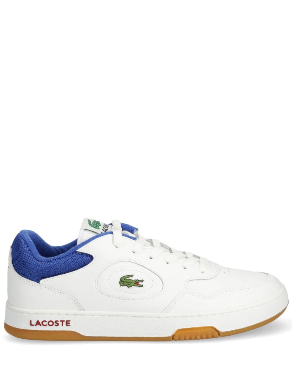 Shop Lacoste Appliqué-logo Low-top Sneakers In White