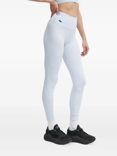 Lacoste logo-patch leggings