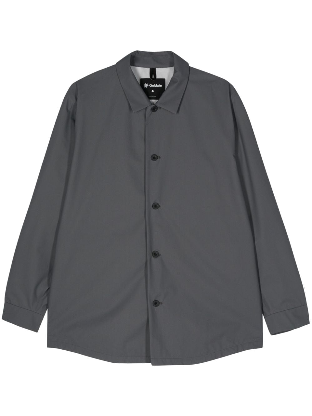 Shop Goldwin Pertex Shieldair Shirt Jacket In Grey