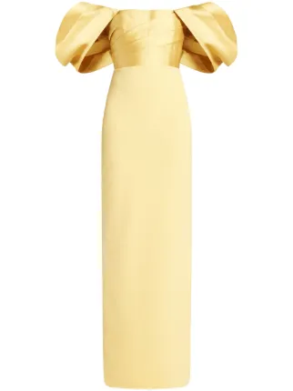 SOLACE LONDON ソレイスロンドン ワンピース Sian 959021 SOLACE London Sian Maxi Dress in Cream & Black | REVOLVE
