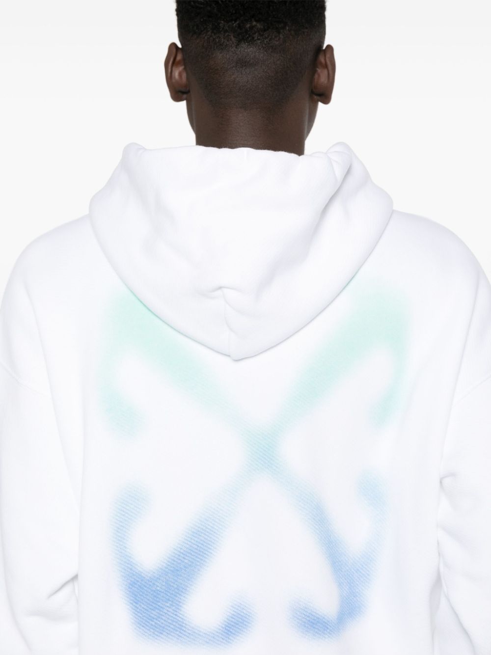 Off-White Arrow Skate cotton hoodie Men