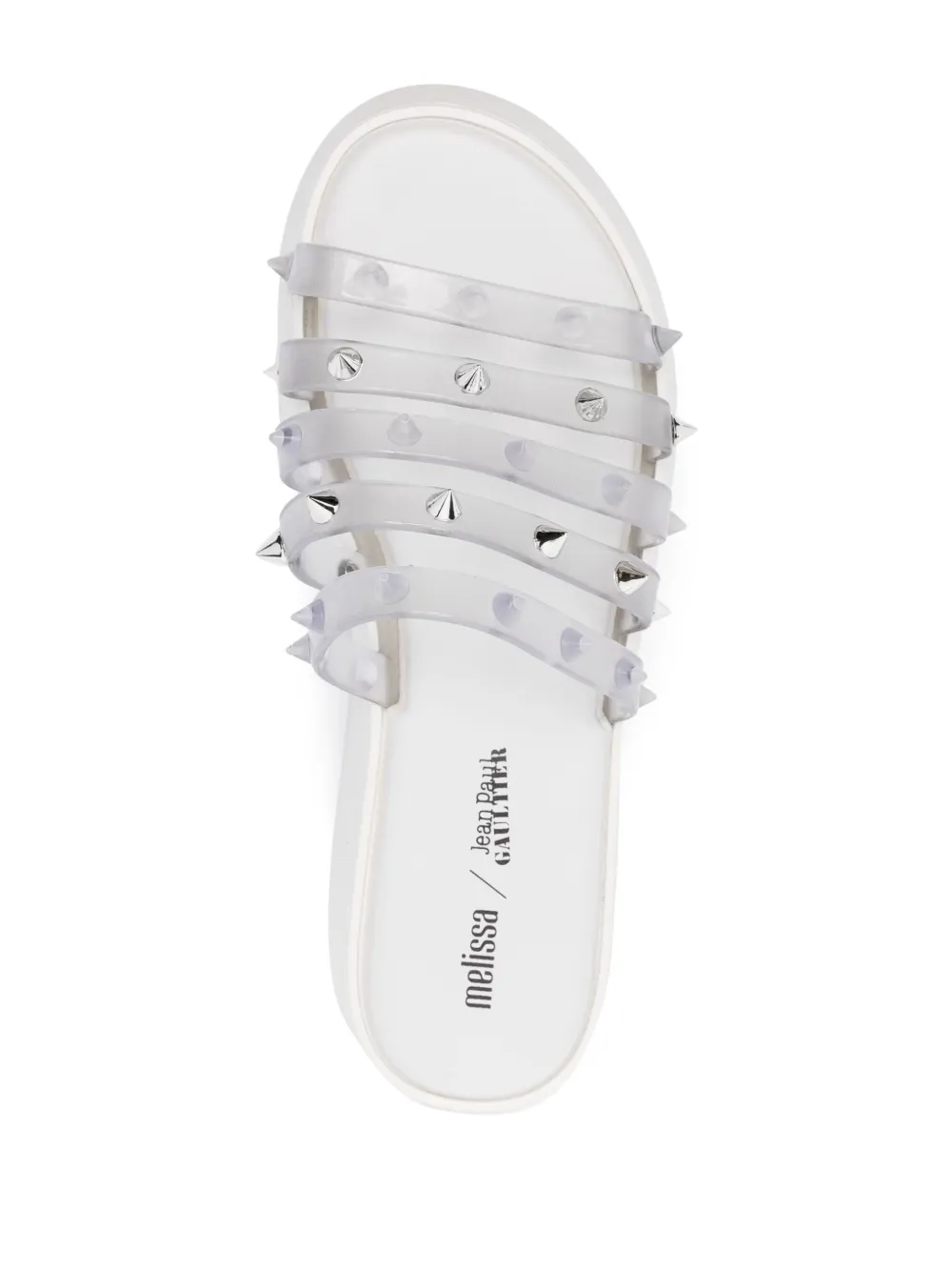 Jean Paul Gaultier x Melissa Becky Punk Love slippers Wit