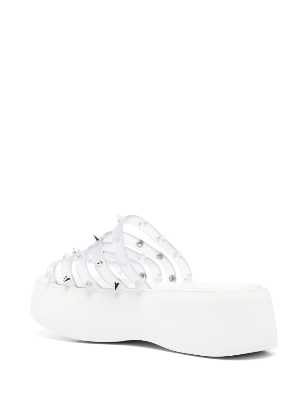 Jean Paul Gaultier x Melissa Becky Punk Love slippers Wit