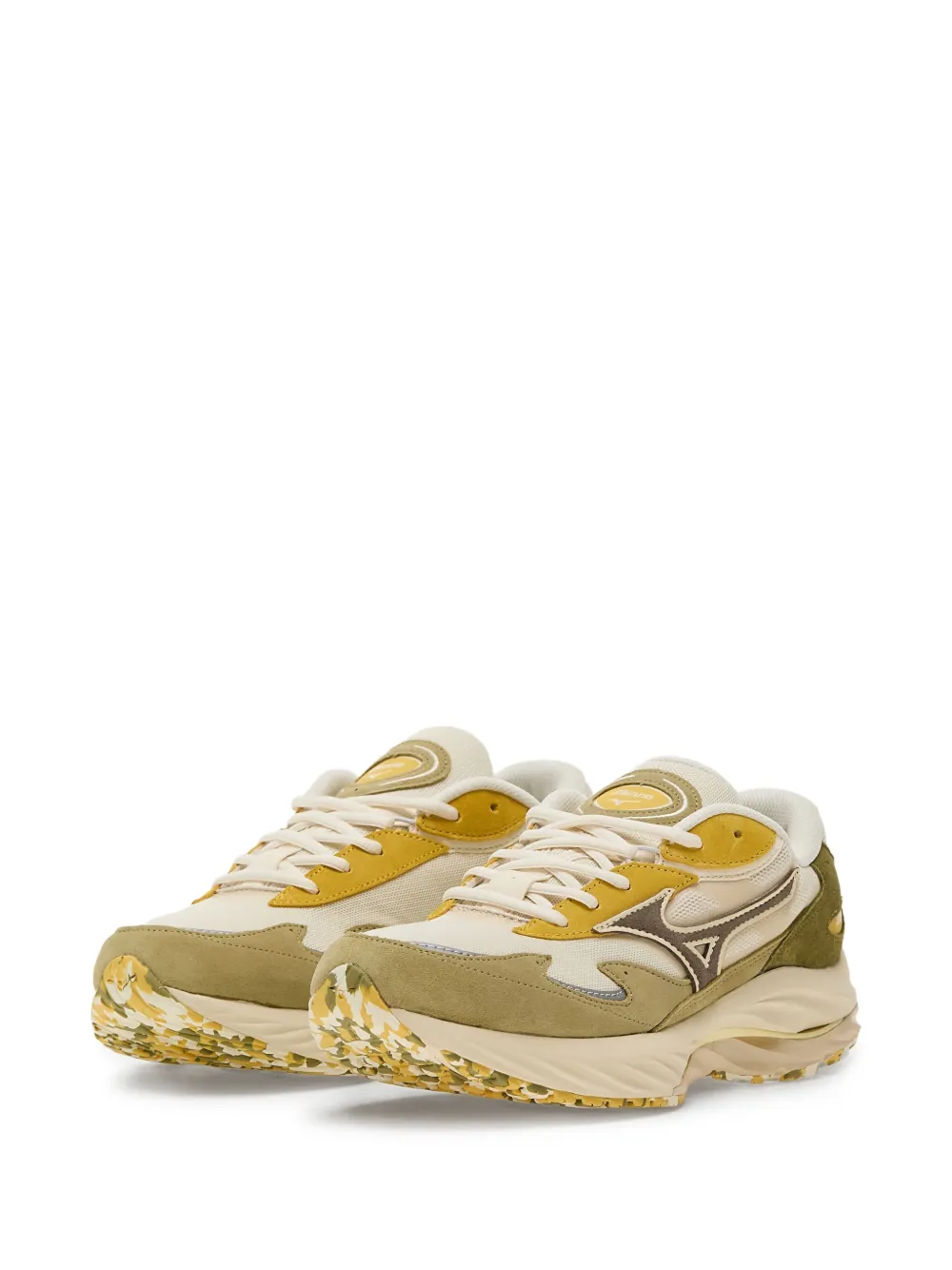 Mizuno leather sneakers Yellow
