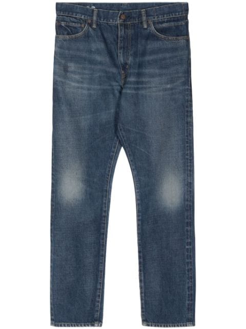 visvim mid-rise straight-leg jeans