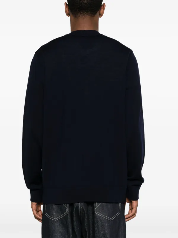 A.P.C. ロゴ カーディガン | ブルー | FARFETCH JP