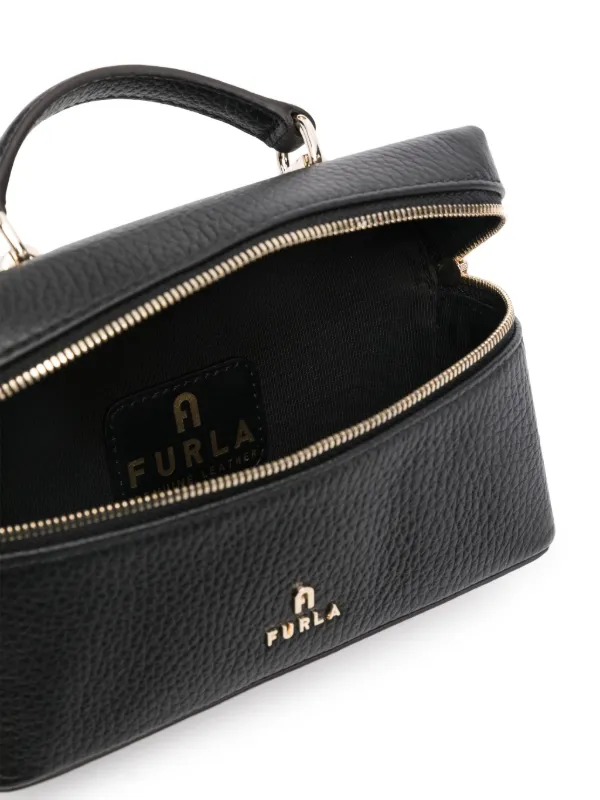 Furla Camelia Leather Mini Bag | Black | FARFETCH
