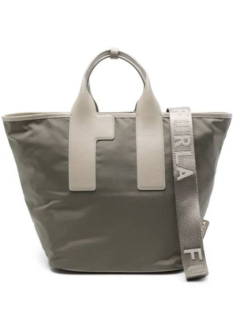 Furla logo-handles tote bag