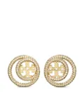 Tory Burch Miller double-ring stud earrings - Gold