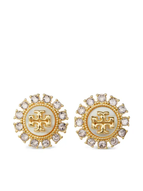 Tory Burch أقراط 'كيرا' مرصعة بكريستال