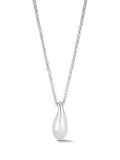 DOWER AND HALL small pebble droplet pendant - Silver