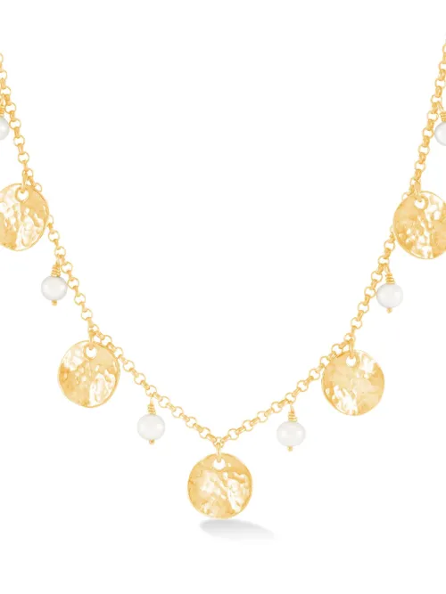 Collier à perles blanches - DOWER AND HALL - Modalova