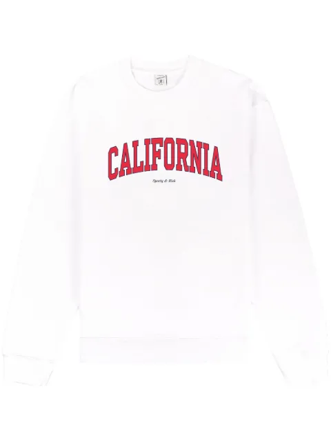 Sporty & Rich California cotton sweatshirt