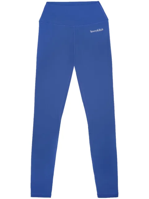 Sporty & Rich leggins con tiro alto y logo estampado