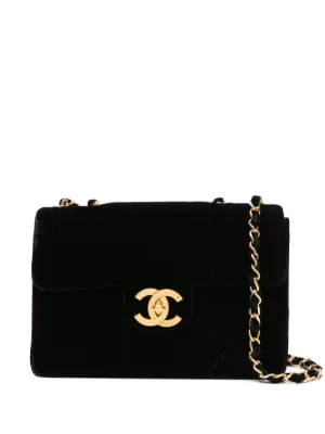 CHANEL Pre-Owned 2021 Garter Thigh Micro Flap Bag | Black