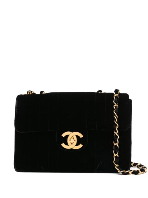 Affordable HOT SALE CHANEL 1994-1996 Jumbo Mademoiselle shoulder bag Women