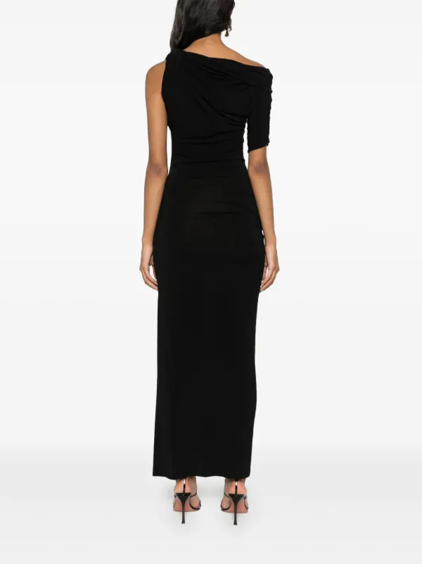 ワンピース JACQUEMUS DRAPED MIDI DRESS Jacquemus La Robe Drapeado Midi Dress | Black | FARFETCH