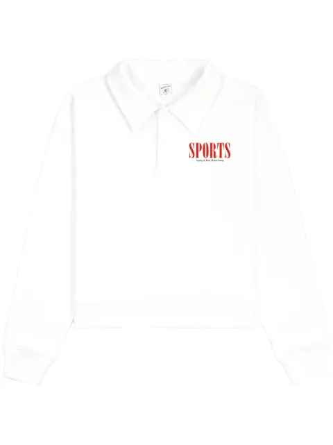 Sporty & Rich playera tipo polo corta