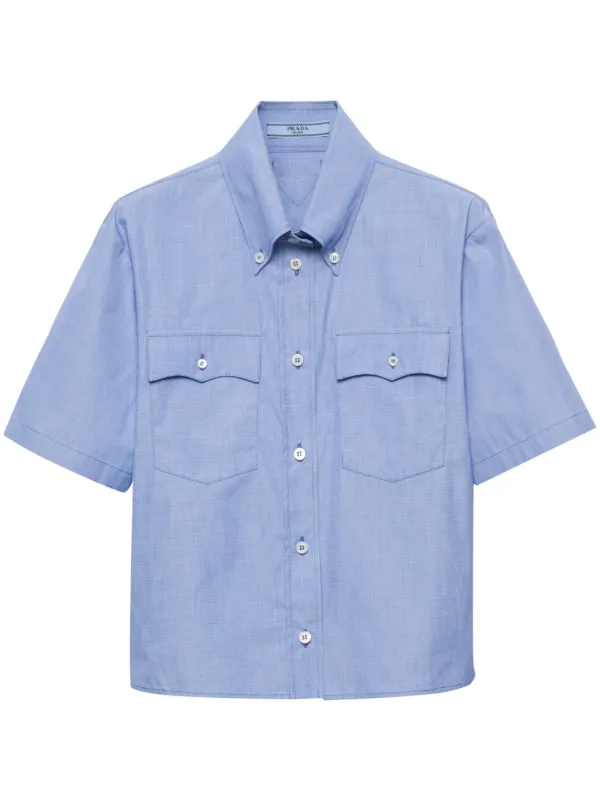 Blue prada shirt best sale