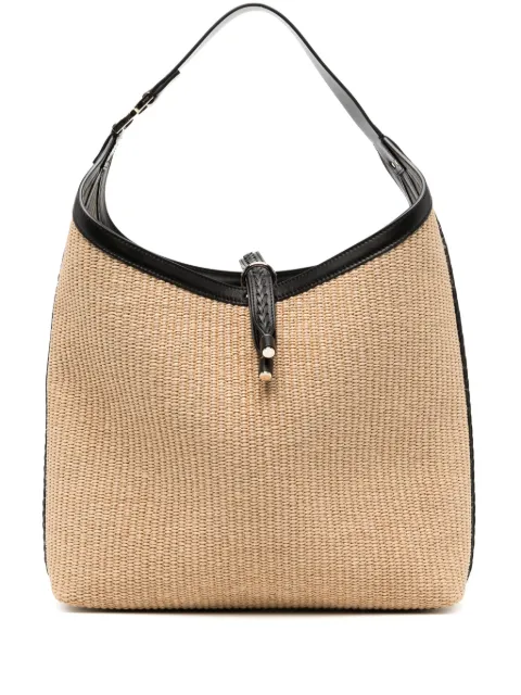 Chloé Marcie raffia tote bag